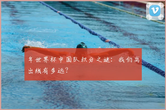 年世界杯中国队积分之谜:我们离出线有多远?