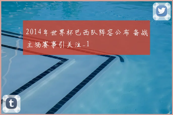 2014年世界杯巴西队阵容公布 备战主场赛事引关注_1