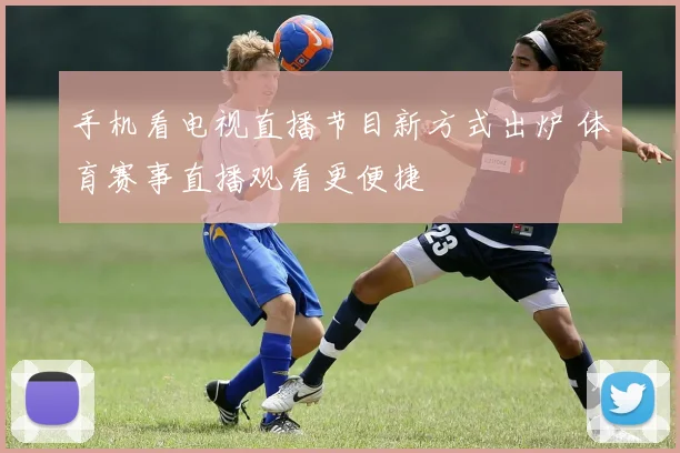 手机看电视直播节目新方式出炉 体育赛事直播观看更便捷